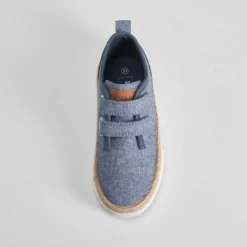 Discount Zapatilla lona blucher azul Zapatillas Lona