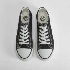 Outlet Zapatilla lona básica piso doble Mujer Zapatillas Lona