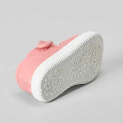 Hot Zapatilla lona cangrejera bebé rosa Zapatillas Lona