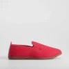 Outlet Zapatilla lona kung fu roja NYC Mujer Zapatillas Lona
