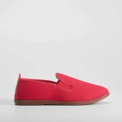 Outlet Zapatilla lona kung fu roja NYC Mujer Zapatillas Lona