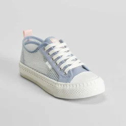 Best Zapatilla lona mesh azul Mujer Zapatillas Lona