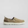 Discount Zapatilla lona slip on taupe Hombre Zapatillas Lona