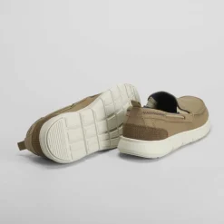 Discount Zapatilla lona slip on taupe Hombre Zapatillas Lona