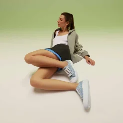 Online Zapatilla lona tejido plataforma Mujer Zapatillas Lona