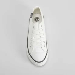 Sale Zapatilla plataforma blanca Mujer Zapatillas Lona|Sneakers