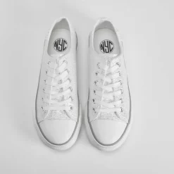 Online Zapatilla plataforma metalizada Mujer Zapatillas Lona