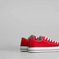 Online Zapatilla puntera lona Mujer Zapatillas Lona