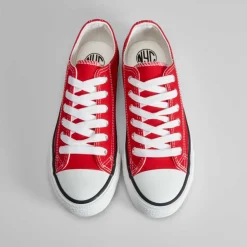 Online Zapatilla puntera lona Mujer Zapatillas Lona