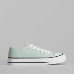 Outlet Zapatilla puntera lona Mujer Zapatillas Lona