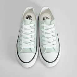 Outlet Zapatilla puntera lona Mujer Zapatillas Lona