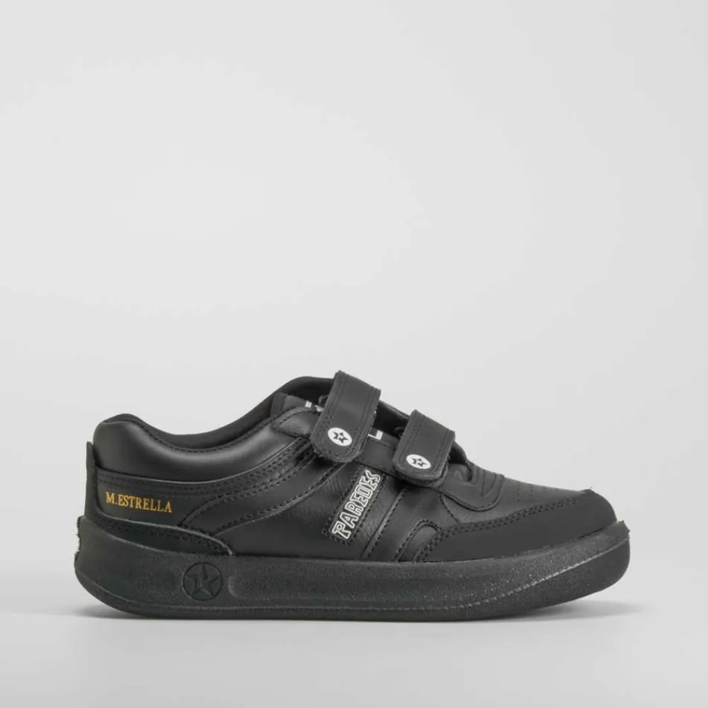 Online Zapatilla tenis vintage negro Hombre Sneakers