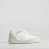 Best Zapatilla urban blanca logo punteado Mujer Zapatillas Altas|Sneakers
