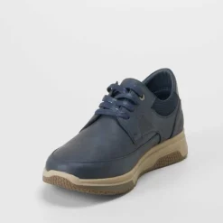 Outlet Zapato blucher basalto azul Hombre Zapatos Confort|Zapatos Casual