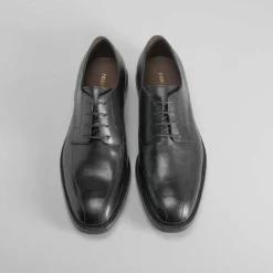 Hot Zapato blucher piel negro Hombre Zapatos Vestir