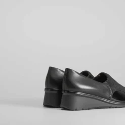 Sale Zapato cerrado con brillos piel Mujer Zapatos Confort