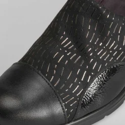 Sale Zapato cerrado con brillos piel Mujer Zapatos Confort