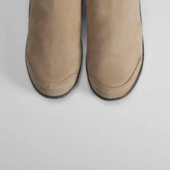 Discount Zapato cerrado de piel con cremallera Mujer Botines Planos