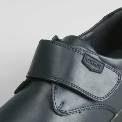 Online Zapato colegial azul velcro piel Zapatos