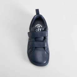 Hot Zapato colegial barefoot piel azul Zapatos