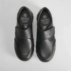 Best Zapato colegial de piel negro Zapatos