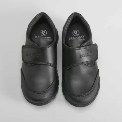 Sale Zapato colegial negro de piel Zapatos