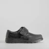 Discount Zapato colegial negro velcro piel Zapatos