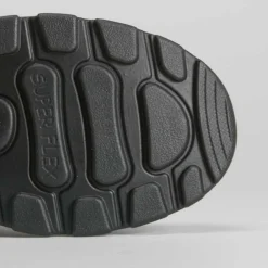 Discount Zapato colegial negro velcro piel Zapatos