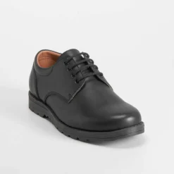 Outlet Zapato colegial piel con cordón negro Hombre Zapatos Vestir