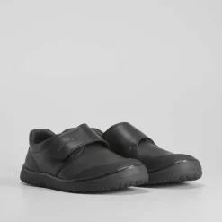 Hot Zapato colegial piel negro Zapatos