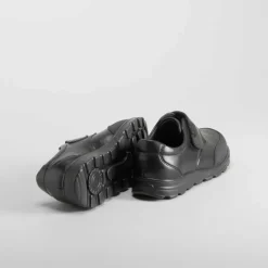 Best Zapato colegial velcro negro piel Zapatos