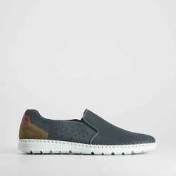 Outlet Zapato cosidos piel superflex Hombre Slip On|Zapatos Confort