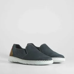 Outlet Zapato cosidos piel superflex Hombre Slip On|Zapatos Confort