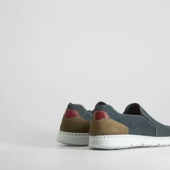 Outlet Zapato cosidos piel superflex Hombre Slip On|Zapatos Confort