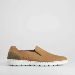 Online Zapato cosidos piel superflex Hombre Slip On|Zapatos Confort