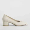 Sale Zapato de tacón beige Mujer Zapatos Confort|Zapatos Tacón