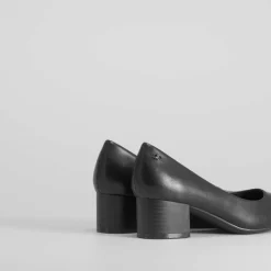 Hot Zapato de tacón taupe cómodo negro Mujer Zapatos Confort|Zapatos Tacón