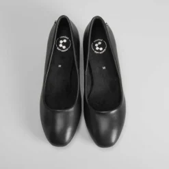 Hot Zapato de tacón taupe cómodo negro Mujer Zapatos Confort|Zapatos Tacón