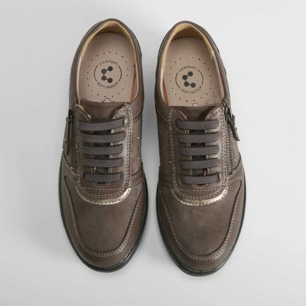 zapato_deportivo_cremalle_SKU5pJCulNgi2_3.webp Sale Zapato deportivo cremallera y elásticos Mujer Zapatillas Deportivas|Sneakers