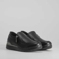 Best Zapato deportivo cremallera Double Fit Mujer Zapatos Confort|Zapatos Planos