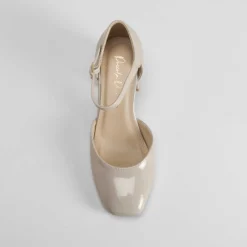 New Zapato pala tacón beige PICCOLA PIU Mujer Zapatos Tacón