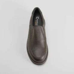 Online Zapato slip on piel marrón Hombre Slip On|Zapatos Confort