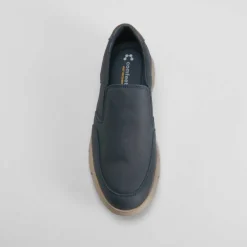 Sale Zapato slip on rukwa piel azul marino Hombre Slip On|Zapatos Confort