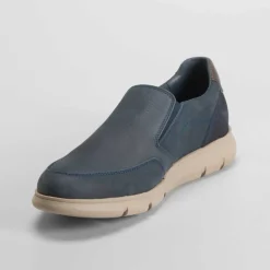 Sale Zapato slip on rukwa piel azul marino Hombre Slip On|Zapatos Confort