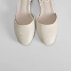 New Zapato tacón beige Mujer Zapatos Confort|Zapatos Tacón