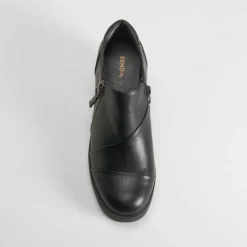 Zapato tacón cremallera negra Mujer Zapatos Tacón