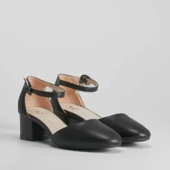 Outlet Zapato tacón negro Mujer Zapatos Confort|Zapatos Tacón