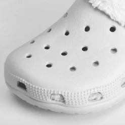 Online Zueco con forro gris Mujer Chanclas